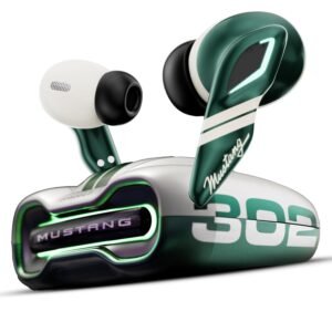 Boult x Mustang Torq Wireless in Ear Earbuds with 50H Playtime, App Support, Quad Mic ENC, 45ms Low Latency, Breathing LEDs, 13mm Drivers, Touch Control, Made in India IPX5 Ear Buds TWS Bluetooth 5.4