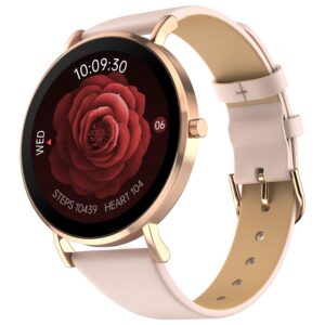 Noise Diva 2 Fashion Smart Watch for Women - Sleekest Dial, 36mm AMOLED Display, Snug Fit, Improved Female Cycle Tracker, BT Calling, Sleep Tracking, AI Voice Assistant, Password Protection