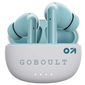 GOBOULT W20 Truly Wireless in Ear Earbuds with 40H Playtime, Zen™ ENC Mic, 45ms Low Latency, 13mm Bass Drivers, Type-C Fast Charging, Touch Control, IPX5 Ear Buds TWS