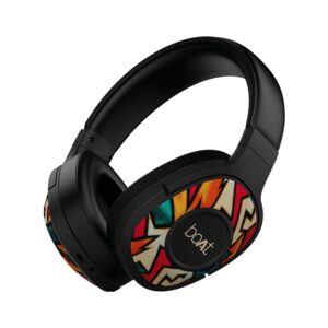 boAt Rockerz 550 Over Ear Bluetooth Headphones with Upto 20 Hours Playback, 50MM Drivers, Soft Padded Ear Cushions and Physical Noise Isolation