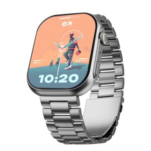 Boult GOBOULT (Formerly Drift Max Smartwatch 2.01'' HD Screen, BT Calling 5.2, 350 Nits Brightness, IP68, 250+ Watchfaces, 120+ Sports Modes, AI Voice Assistant, SpO2 Monitoring