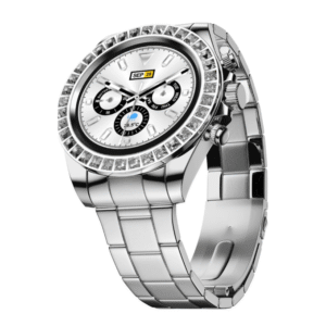 Fire-Boltt Fire-Boltt Blizzard Ultra 32.5mm (1.28) Premium Luxury Smartwatch with Jewel Studded Dial Smartwatch