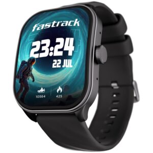 Fastrack Limitless FS2 Pro 1.96" AMOLED Smart Watch with BT Calling, AI Voice Assistant, 100+ Sports Modes, 5-Day Battery, Fast Charge, Health Tracking, – Smartwatch for Men & Women