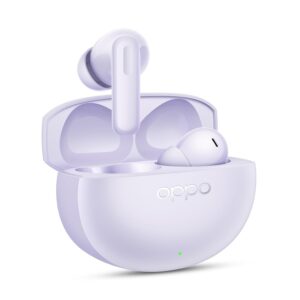 Oppo Enco Air 5 True Wireless Noise Cancelling Earbuds with 52dB Real time ANC,Upto 54Hrs Playtime,Triple-Mic AI Clear Call,Low Latency,Fast Charging.