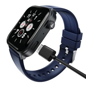 boAt Storm Call 4 India's first Smartwatch with Type-C Charging,1.96”(4.97 cm) HD Display, Functional Crown, BT Calling, Sports Modes, Heart Rate, SpO2, Sleep & Stress Tracking, SOS,IP68